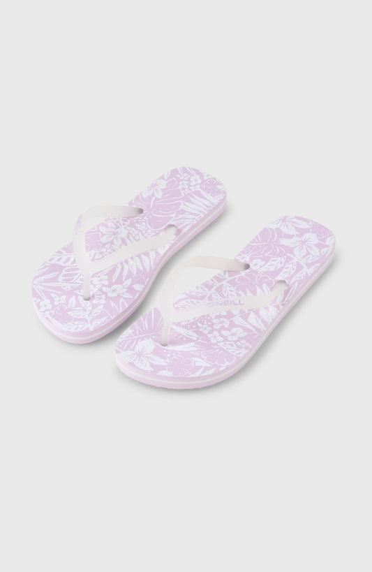 Profile Graphic Sandals Kids Purple Island Sky