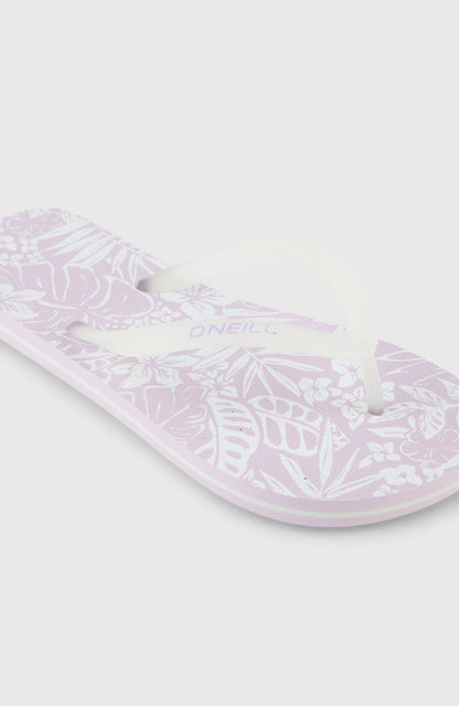 Profile Graphic Sandals Kids Purple Island Sky