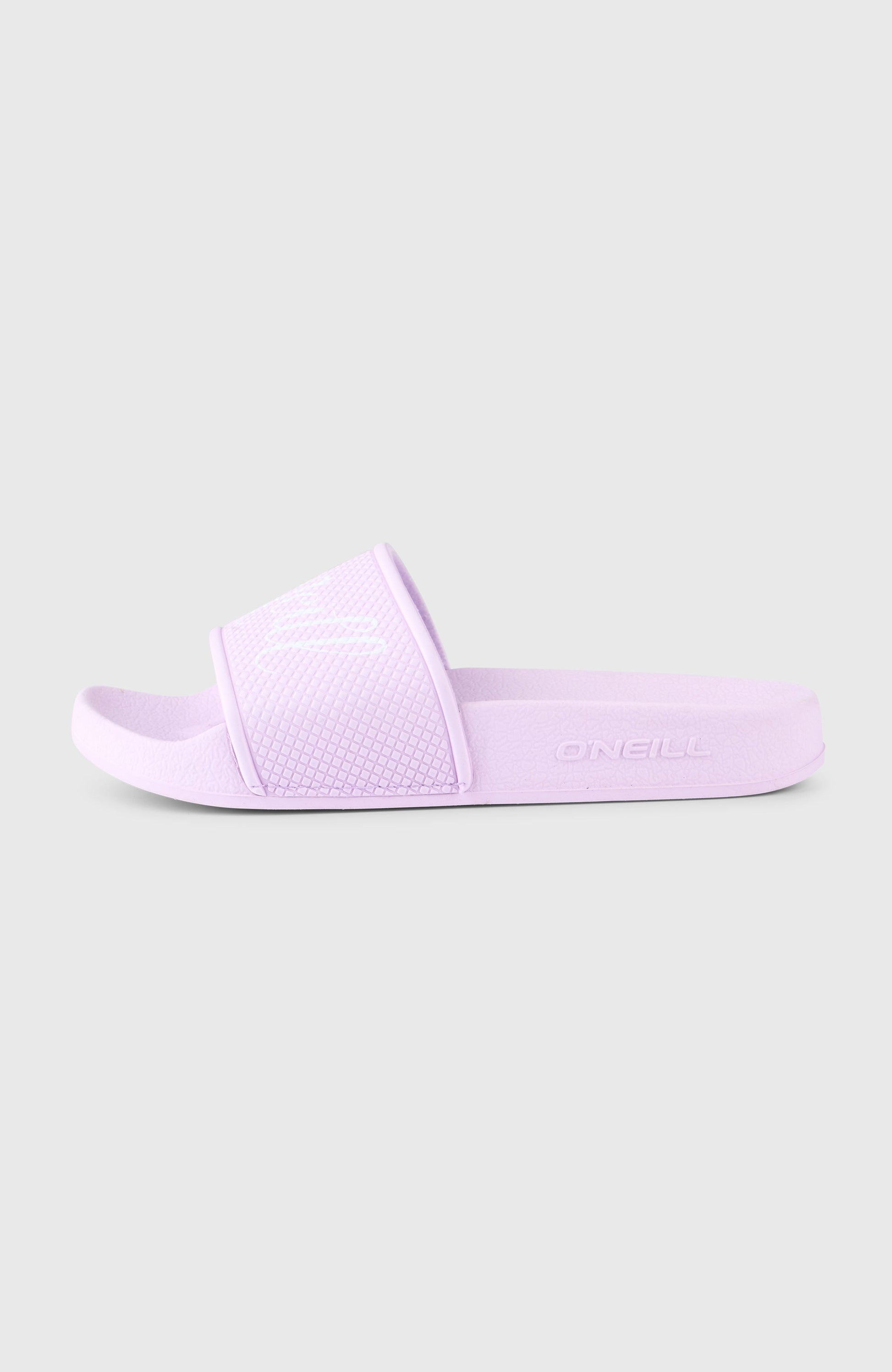 O'Neill Script Slides Kids Pale Lavender