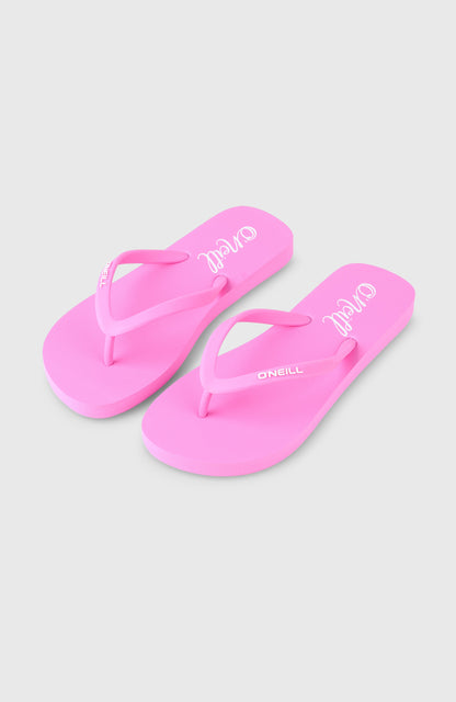 Profile Logo Sandals Kids Electric Fuschia