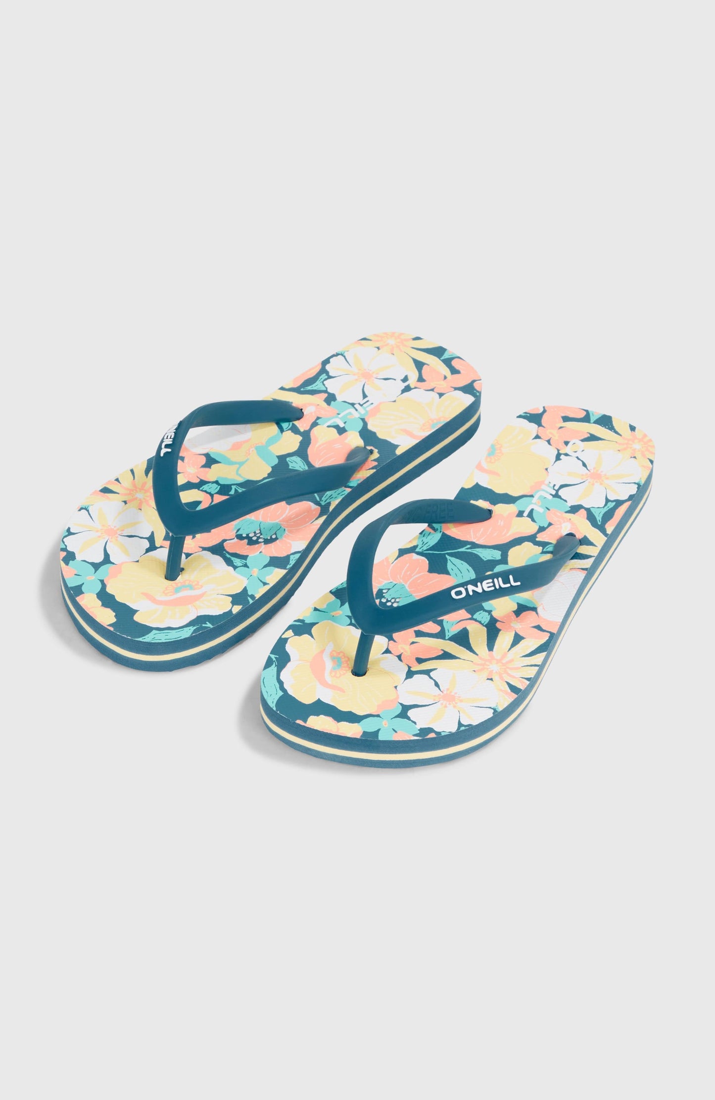 Profile Graphic Sandals Kids Blue Santa Monica
