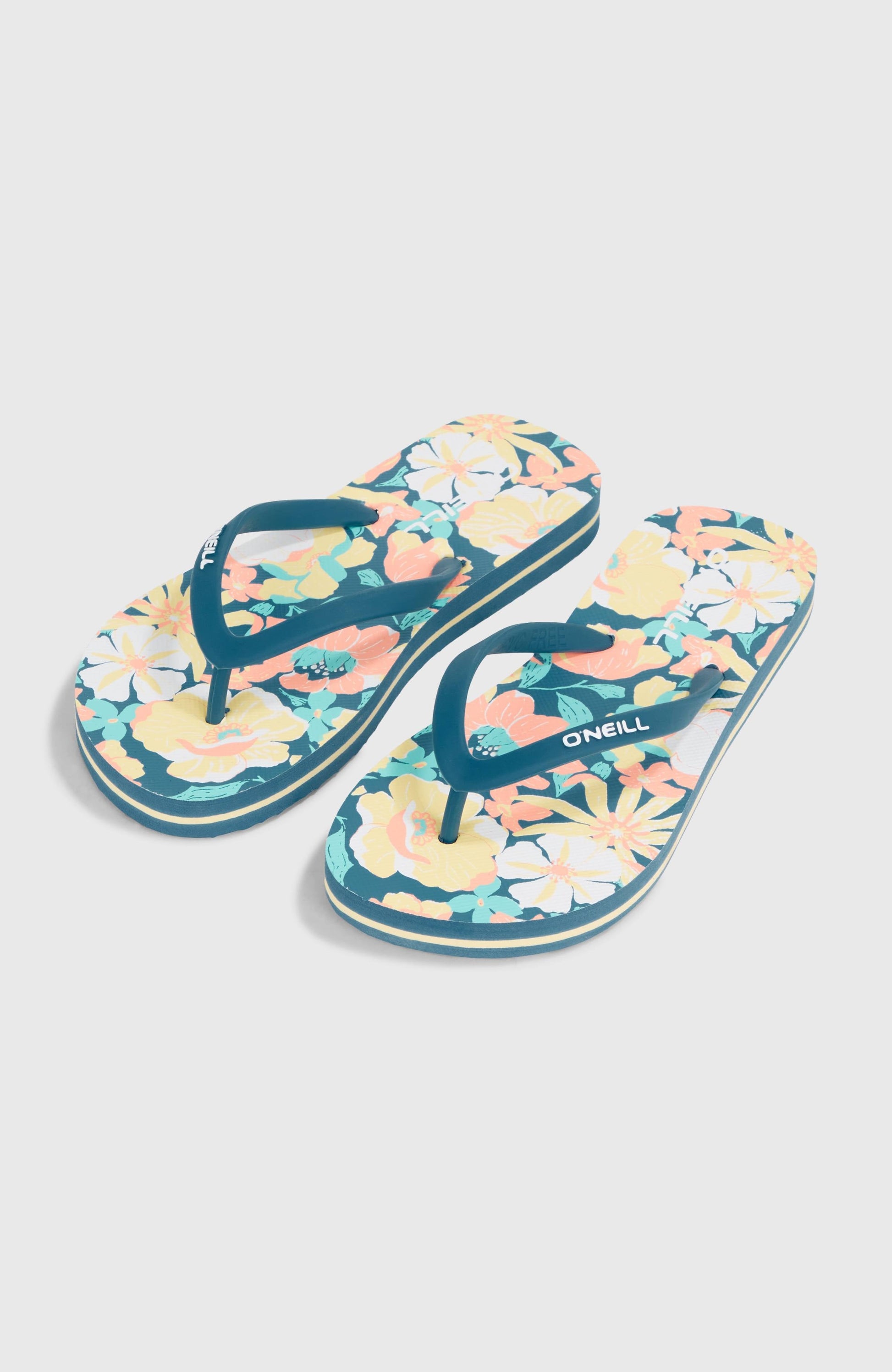 Profile Graphic Sandals Kids Blue Santa Monica