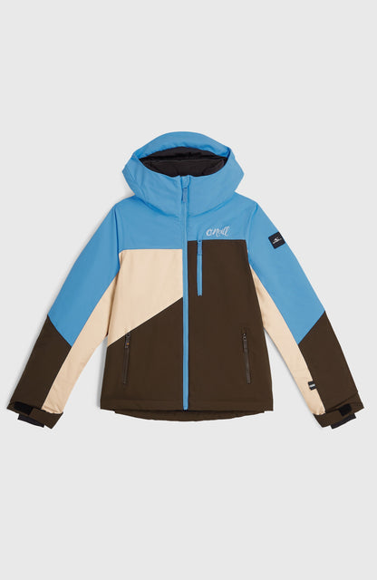 FWC'Cruz Triple Snow Jacket Kids Coffee Bean Colour Block