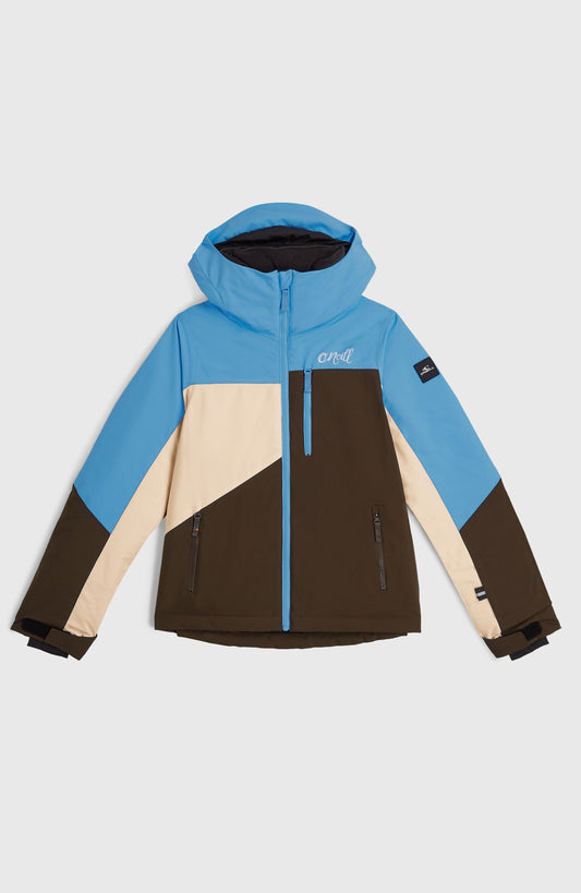 FWC'Cruz Triple Snow Jacket Kids Coffee Bean Colour Block