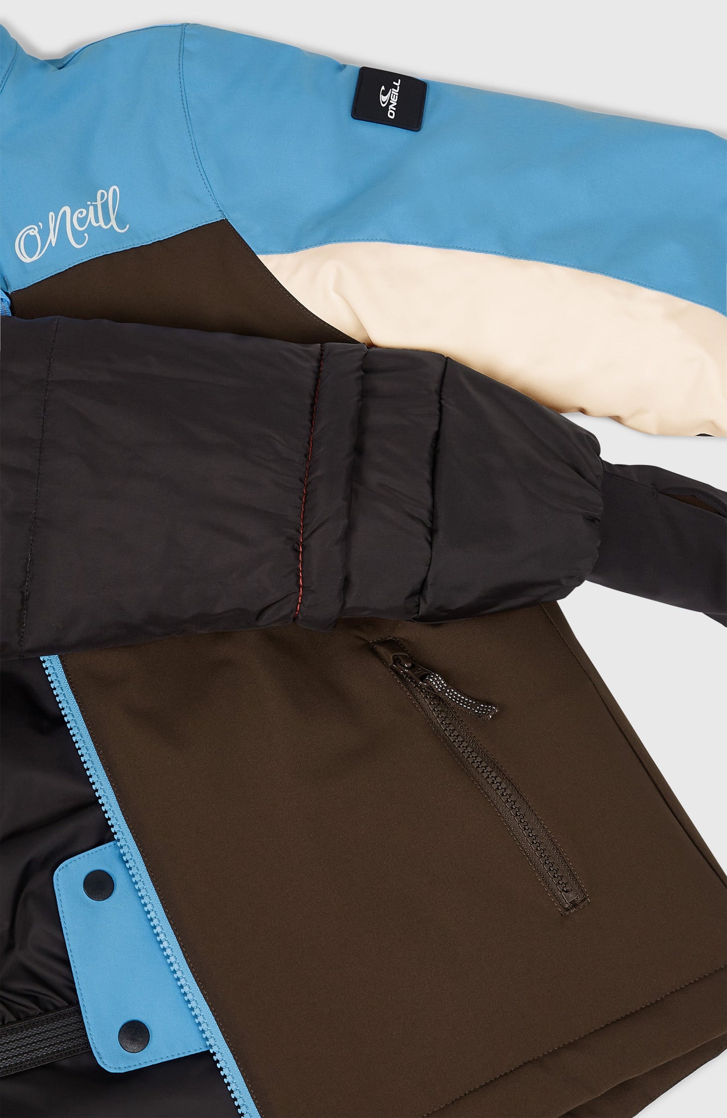 FWC'Cruz Triple Snow Jacket Kids Coffee Bean Colour Block