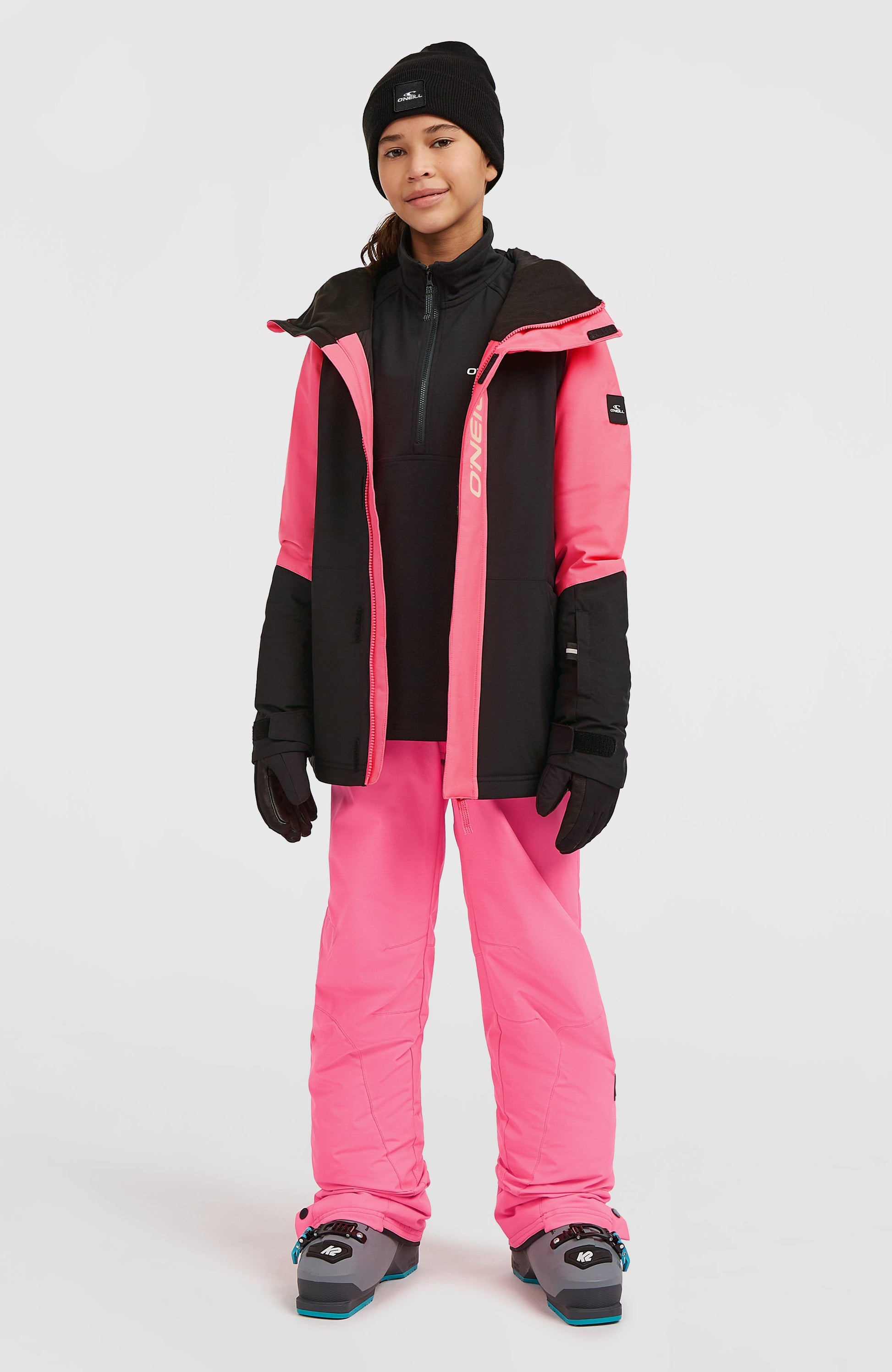 FWC'Play Snow Jacket Kids Black Out Colour Block