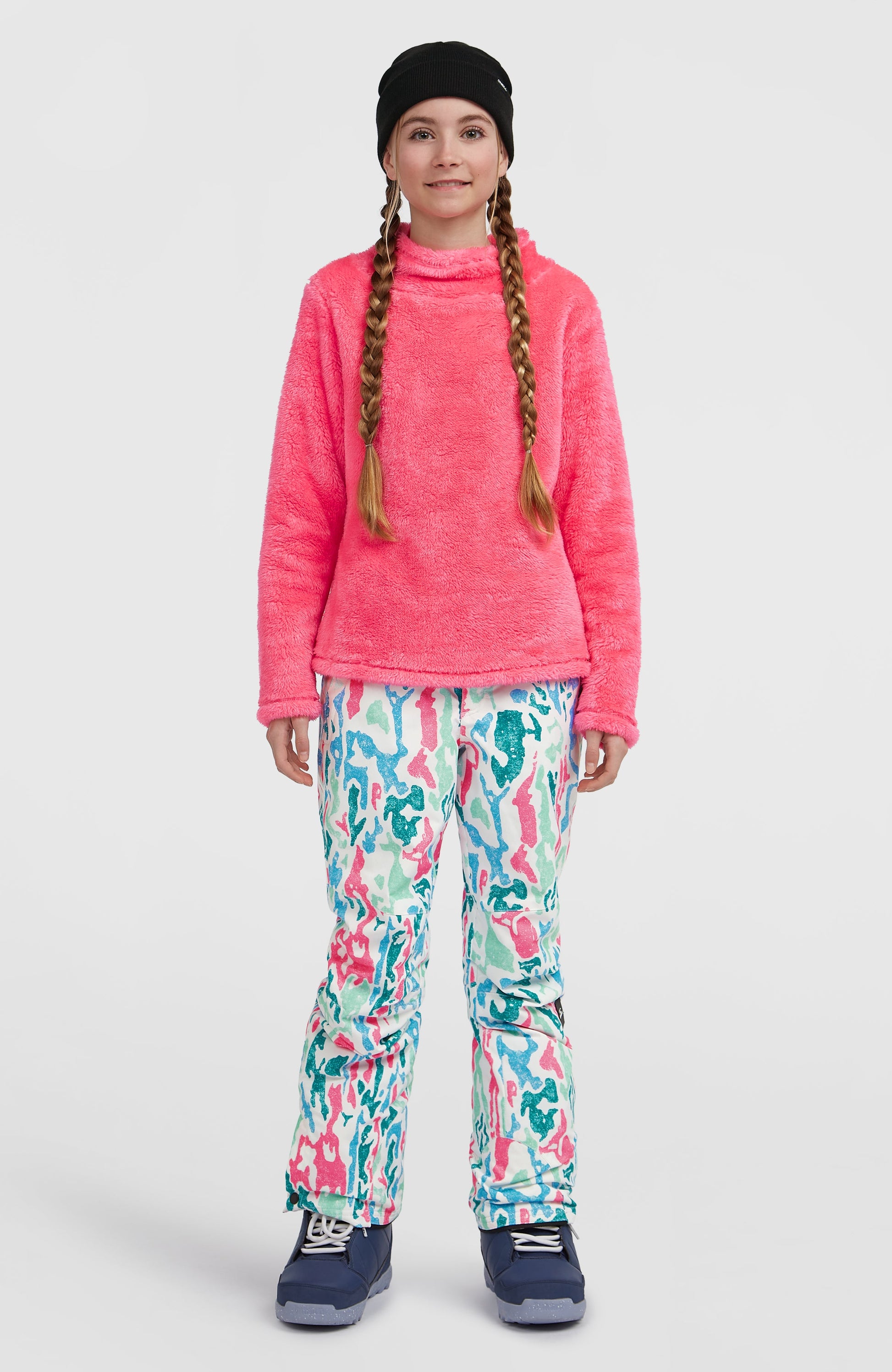 FWC'Cruz Fuzzy Fleece Kids Skater Pink