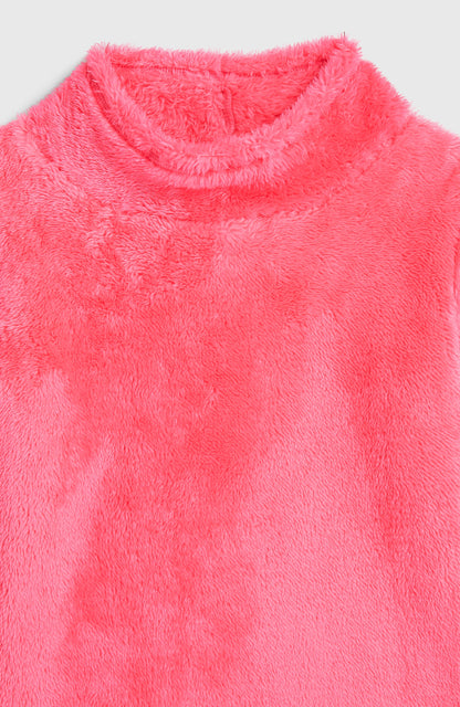FWC'Cruz Fuzzy Fleece Kids Skater Pink