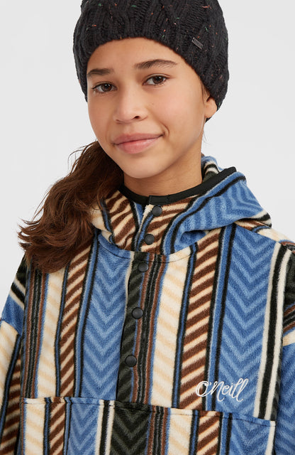 Superfleece Half-Zip Hoodie Kids Blue Vintage O'Neill Stripe