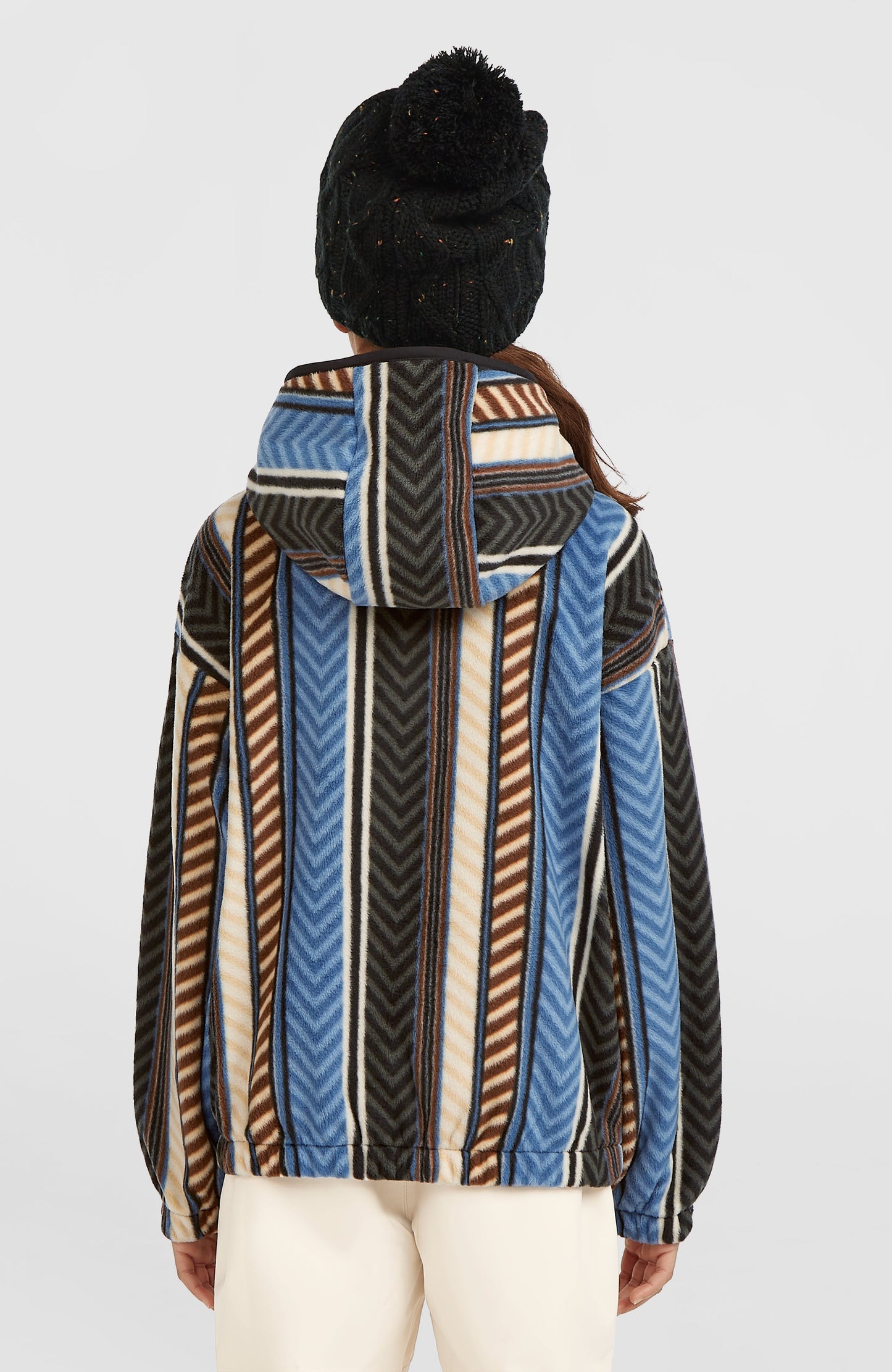 Superfleece Half-Zip Hoodie Kids Blue Vintage O'Neill Stripe