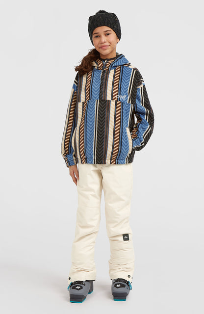 Superfleece Half-Zip Hoodie Kids Blue Vintage O'Neill Stripe