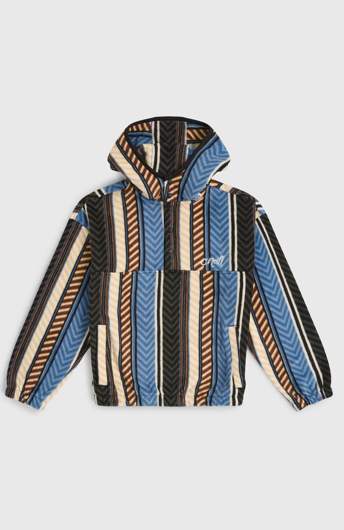 Superfleece Half-Zip Hoodie Kids Blue Vintage O'Neill Stripe