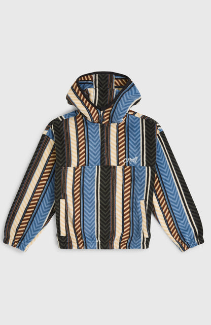 Superfleece Half-Zip Hoodie Kids Blue Vintage O'Neill Stripe