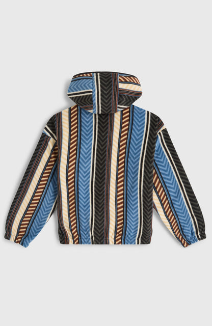 Superfleece Half-Zip Hoodie Kids Blue Vintage O'Neill Stripe