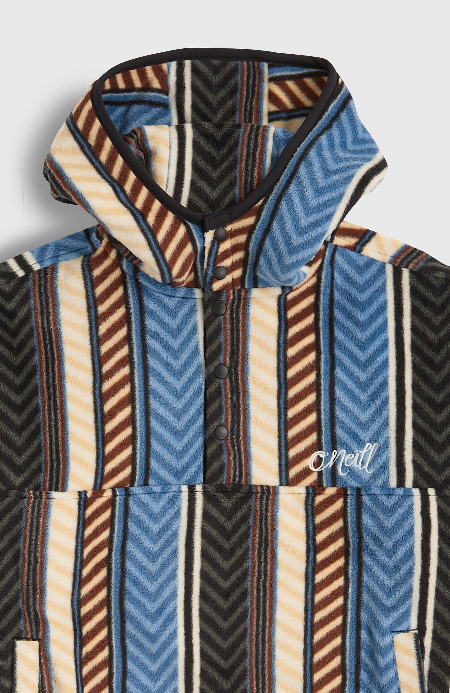 Superfleece Half-Zip Hoodie Kids Blue Vintage O'Neill Stripe