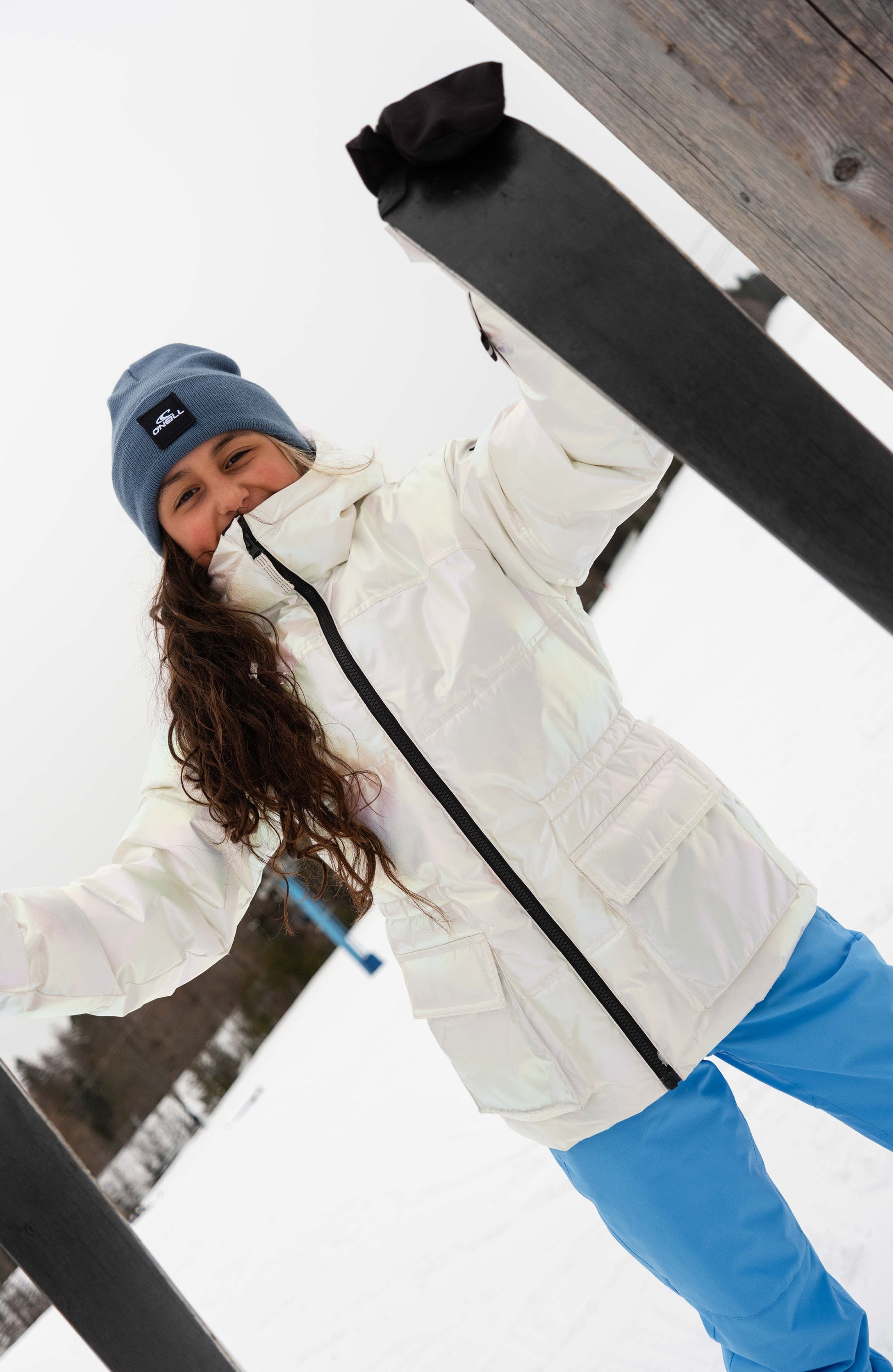 FWC'Cruz Puffer Snow Jacket Kids Pearl