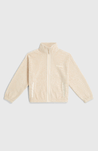 High-Pile Full-Zip Fleece Kids Macaron Animalica