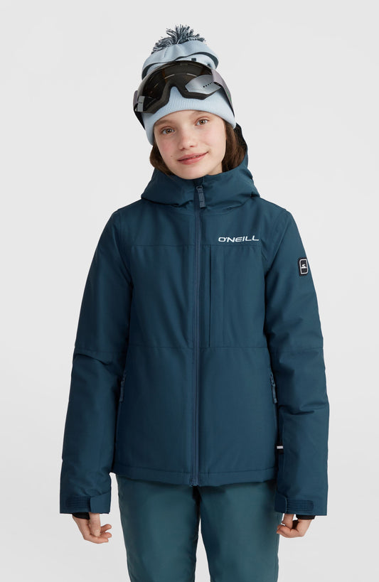 Lite Snow Jacket Kids Alma Steel
