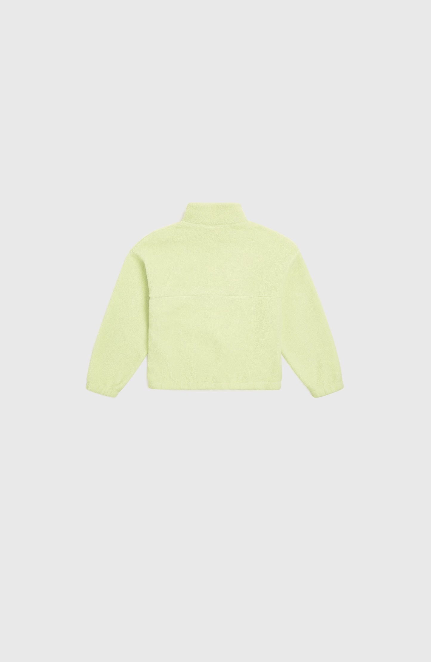 High-Pile Full-Zip Fleece Kids Lime Wash