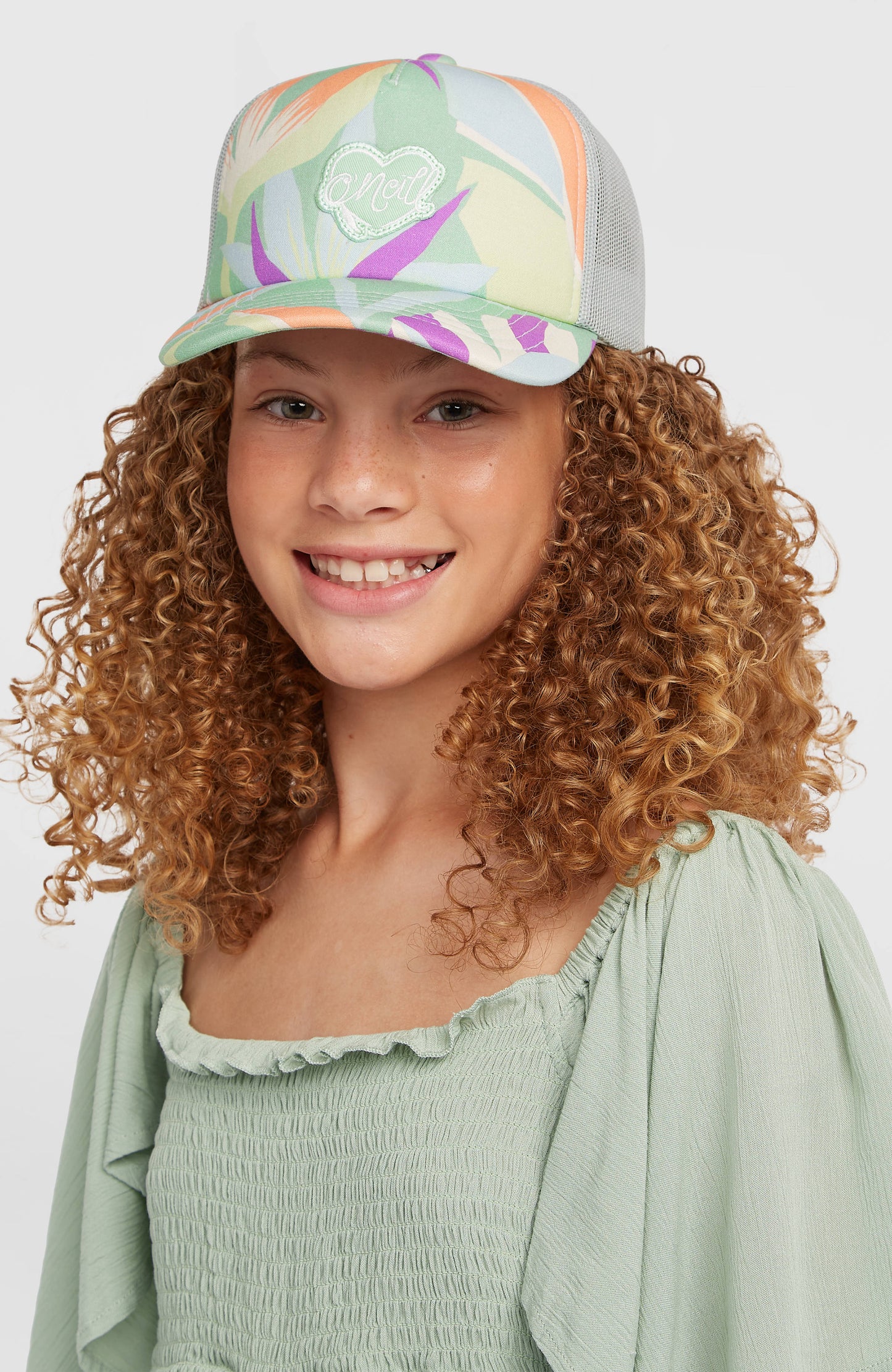 O'Neill Summer Camp Trucker Cap Kids Green Wmns Tropicana