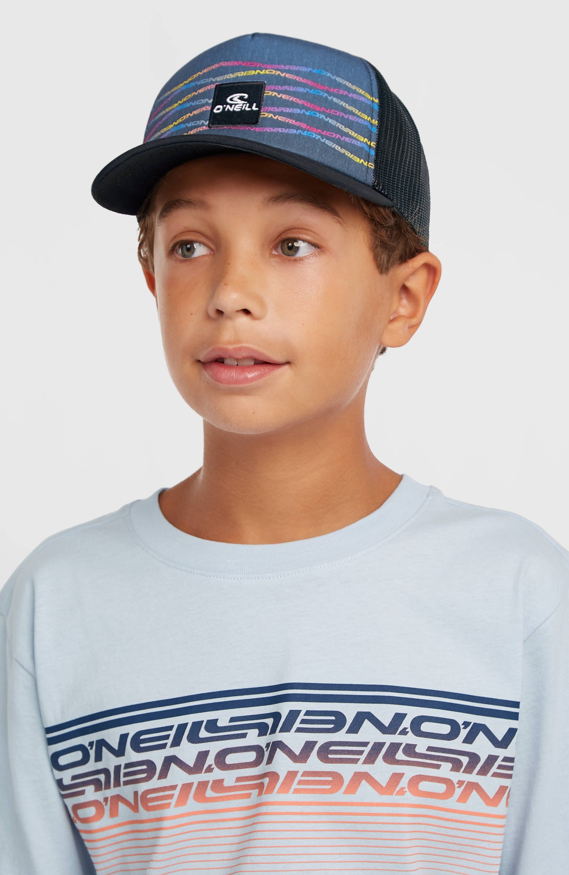 O'Neill Summer Camp Trucker Cap Kids Boys Blue Heritage Flip
