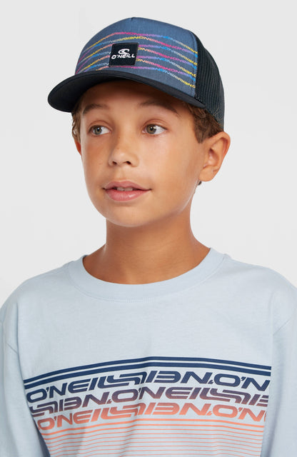 O'Neill Summer Camp Trucker Cap Kids Boys Blue Heritage Flip