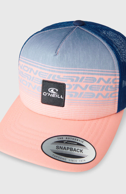 O'Neill Summer Camp Trucker Cap Kids Boys Pink Heritage O'Neill