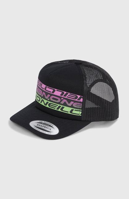 Flood Trucker Cap Kids Black Upside Down