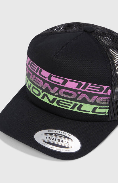 Flood Trucker Cap Kids Black Upside Down
