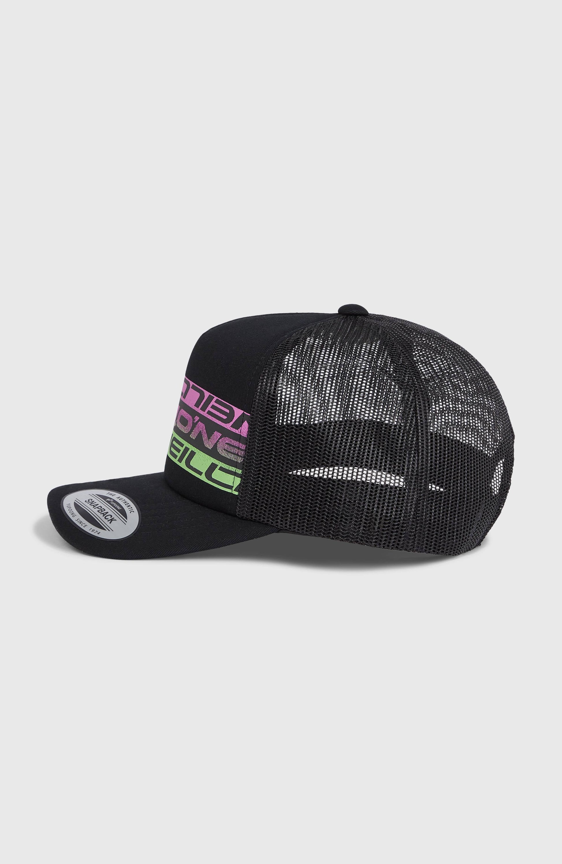 Flood Trucker Cap Kids Black Upside Down