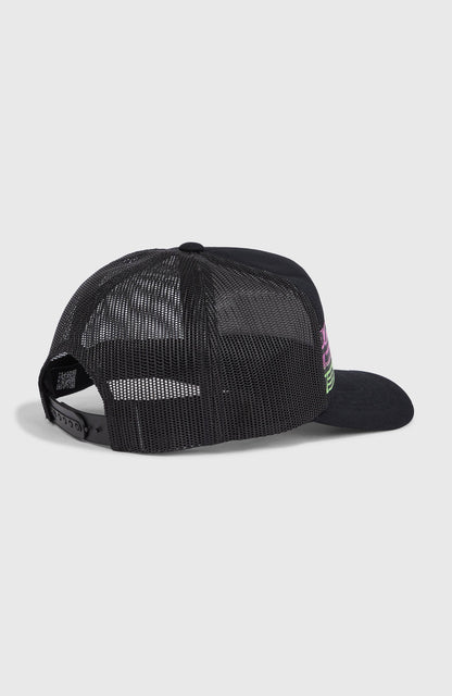 Flood Trucker Cap Kids Black Upside Down