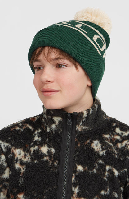 Powder Beanie Kids Emerald Envy Colour Block
