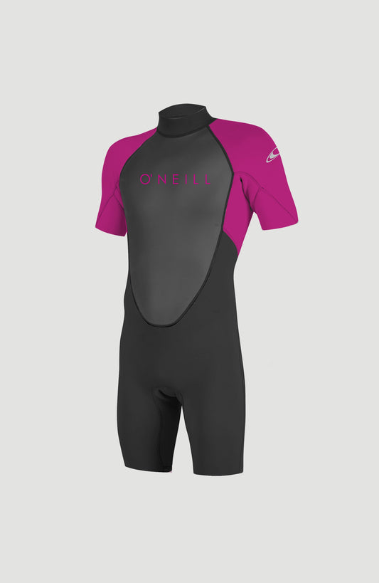 O'Neill Reactor-2 2mm Back Zip Shortsleeve Spring Wetsuit Youth – O'Neill Wetsuits BLK/BERRY