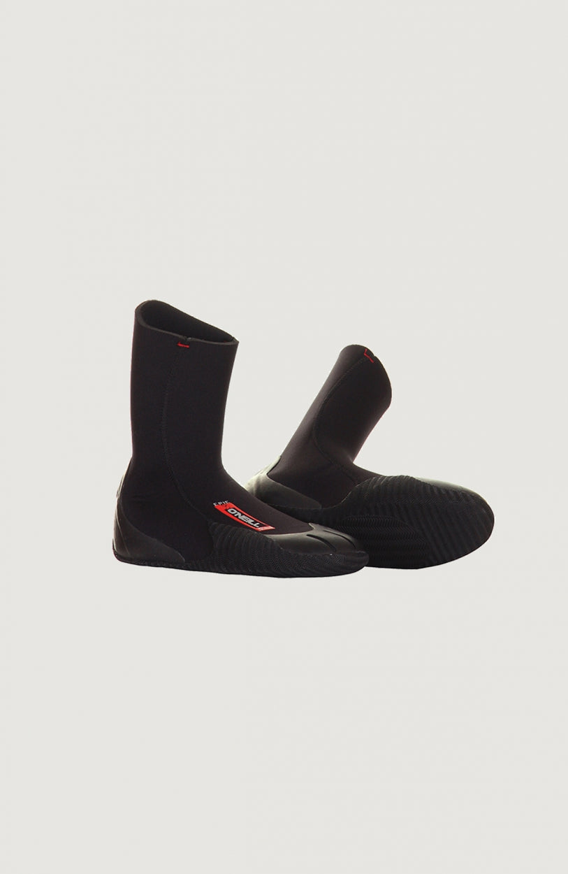 Kids Epic 5mm Round Toe Boot Wetsuits Black