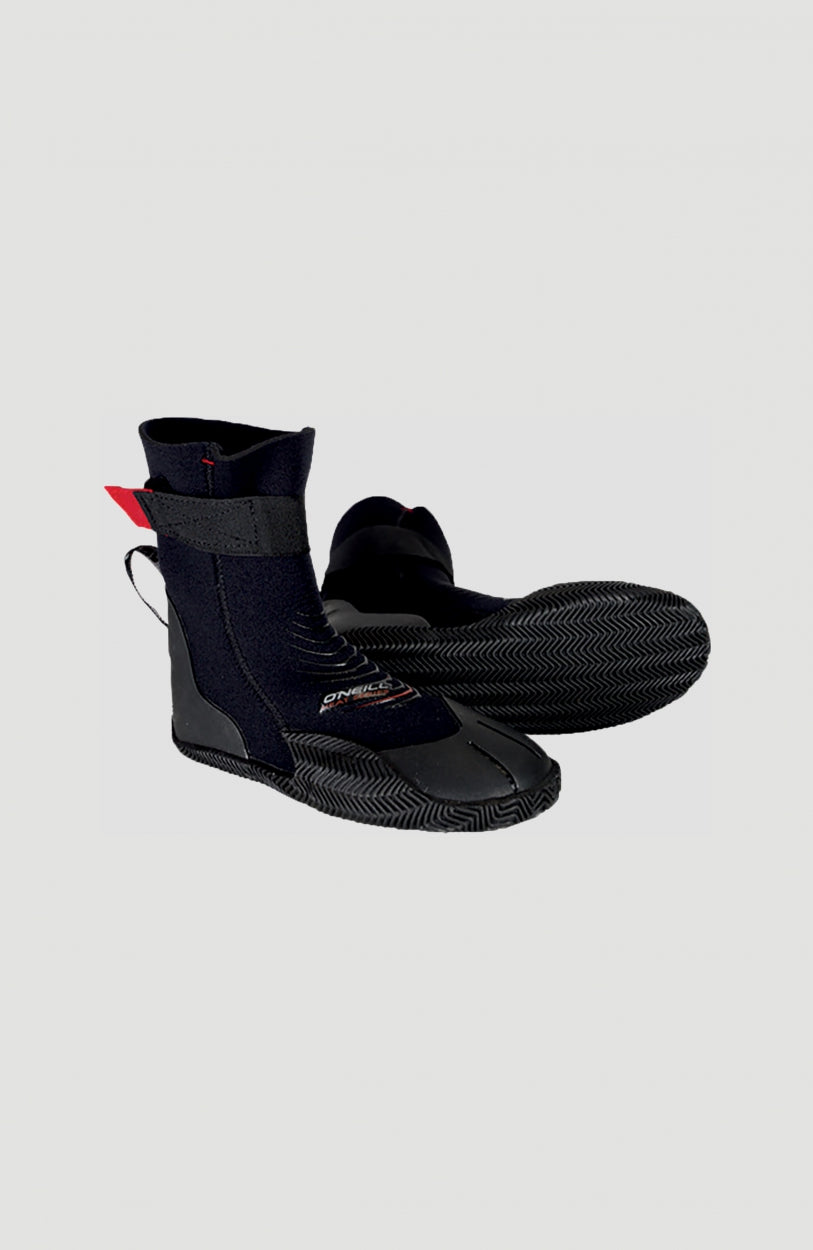 Kids Heat 5mm Zip Boot Wetsuits Black